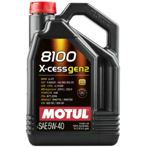 MOTUL 8100 X-cess gen2 5W-40 5L   (11235