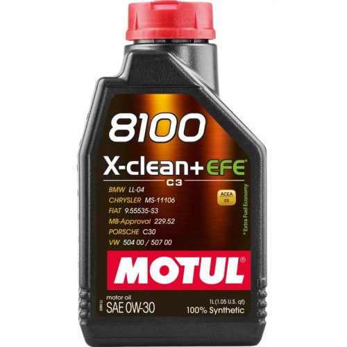 MOTUL 8100 X-clean + EFE 0W-30 1L