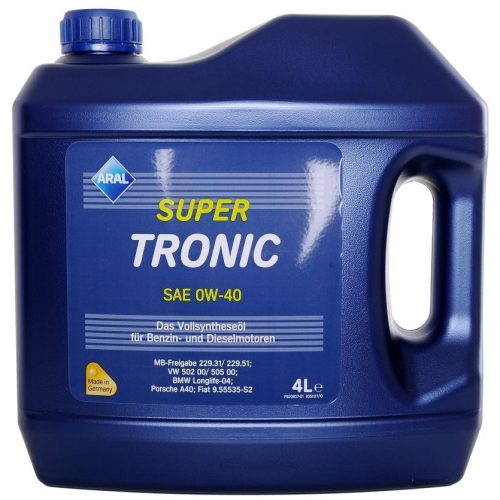 ARAL SUPER TRONIC 0W40 4 LITER