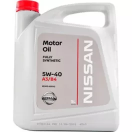 NISSAN MOTOR OIL 5W-40 A3/B4 5L