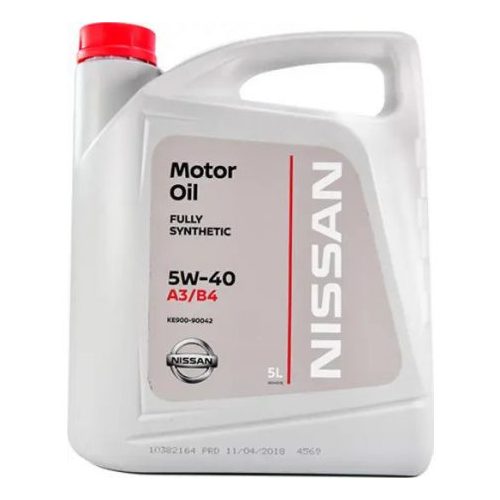 NISSAN MOTOR OIL ST 5W-40 A3/B4 5L