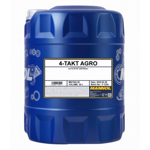 MANNOL 7203 4T AGRO SAE30 20L