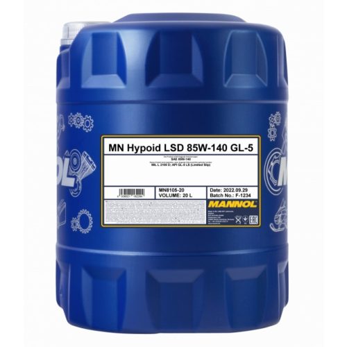 MANNOL HYPOID LSD 85W-140 20 Liter