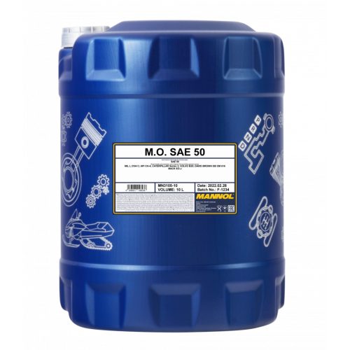 MANNOL MOTOR OIL SAE 50 10 Liter