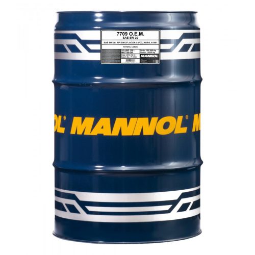 MANNOL 7709 TOYOTA LEXUS 5W-30 60L