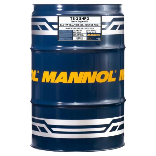 MANNOL SHPD TS-3 10W-40 60 LITER