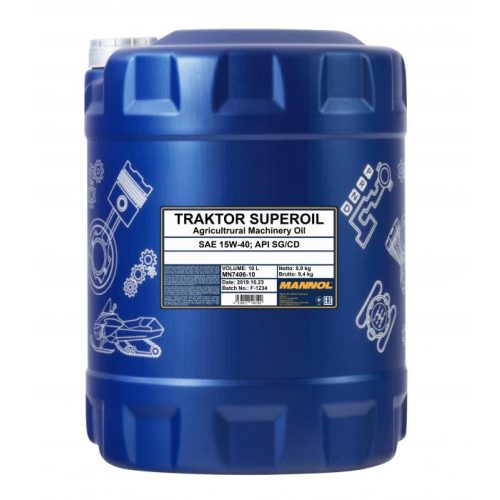 MANNOL TRAKTOR SUPEROIL 15W-40 10L