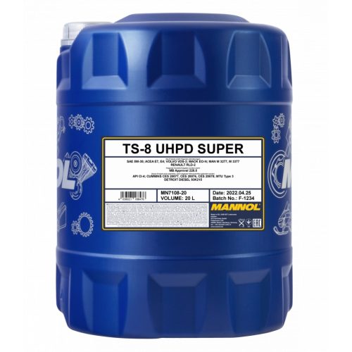 MANNOL 7108 UHPD TS-8 SUPER 5W-30 20L