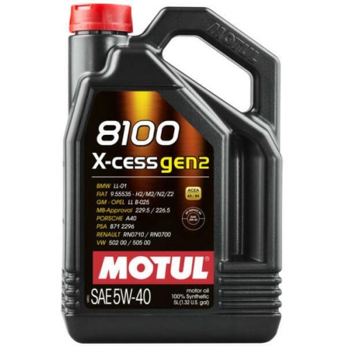 MOTUL 8100 X-cess gen2 5W-40 5L