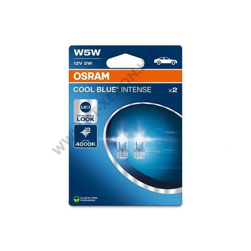 12V 5W W5W Cool Blue Intense Next Gen.