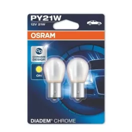 12V 21W BAU15S PY21W Diadem Chrome