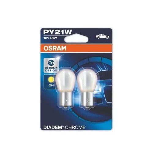 12V 21W BAU15S PY21W Diadem Chrome