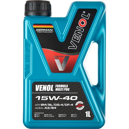 VENOL  FORMULA  MULTI  PDG  SM SL CG 4 CF 4  15W40   1L