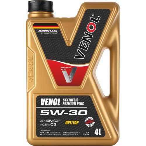 VENOL SYNT.PREMIUM PLUS 5W30 C3 4L