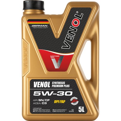 VENOL SYNT.PREMIUM PLUS 5W30 C3 5L