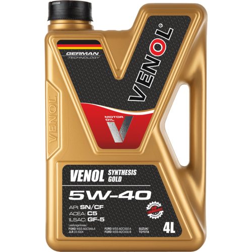 VENOL SYNTHESIS GOLD  SN CF   5W40 1L