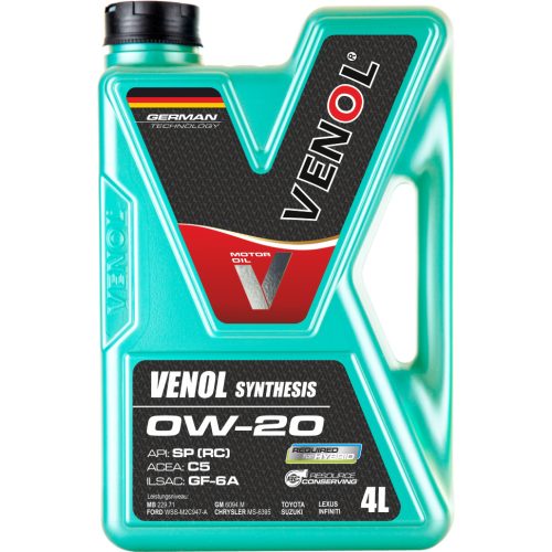 VENOL SYNT. 0W20 SP C5 GF 6A 4L