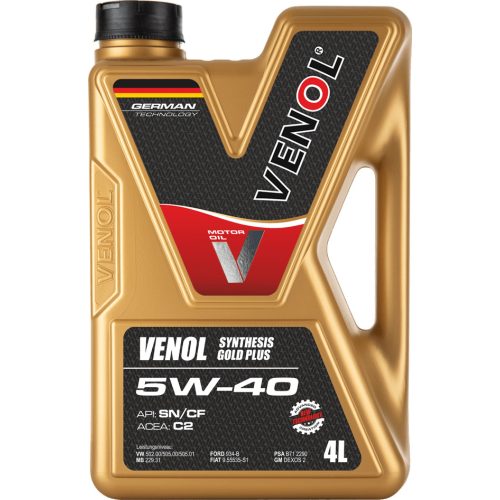 VENOL SYNT. GOLD PLUS 5W40 C2 4L