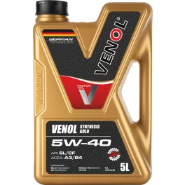 VENOL SYNTHESIS GOLD SL CF 5W40 5L