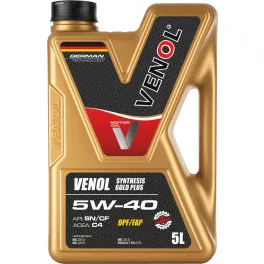 VENOL SYNTHESIS GOLD PLUS  SN CF 5W40  C4 5L