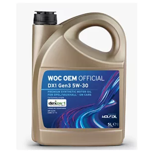 OPEL WOC OEM OFFICIAL DX1 GEN3 5W-30 5L