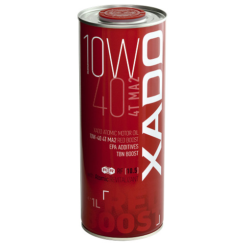 Xado RED BOOST 10W-40 4T MA2 1L